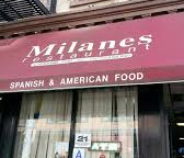 Milanes Restaurant                                 168 West 25th Street                             New York, NY  10001 (Closed June 2022)
