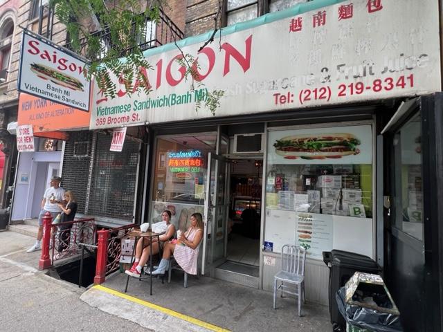 Saigon Vietnamese Sandwich            369 Broome Street                                 New York, NY 10013